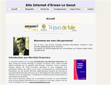 Tablet Screenshot of erwanlesaout.com